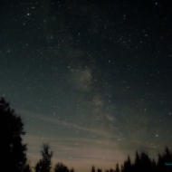 Milky Way - Sagittarius (just above the trees) to Altair (bright star upper left)